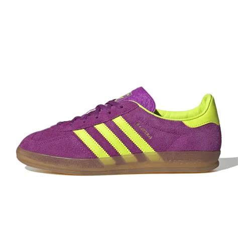 Adidas Gazelle Indoor Shock Purple Yellow Where To Buy Hq8715 The