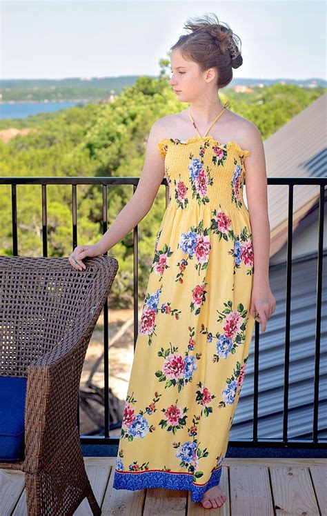 How To Make A Summer Sundress With Pre Shirred Fabric 20 Minute Project Sewing Clothes