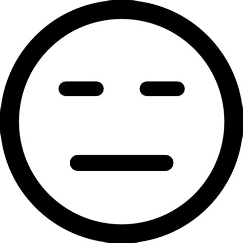 Emoticon Square Face With Closed Eyes And Mouth Of Straight Lines