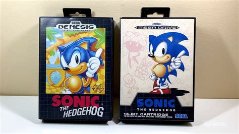 Box Art Sonic The Hedgehog 1991 Sega Genesis Mega Drive Md5 Gaming