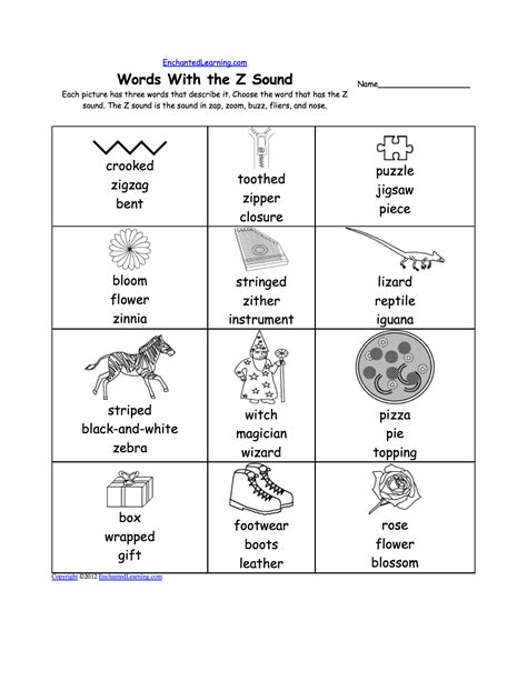 Phonics Picture Dictionary Activities And Worksheets To Print