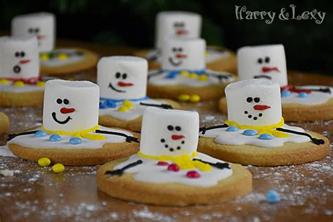 Most of the traditional cookies i bake, i learnt as a child, in my granny's kitchen. Melted Snowman Cookies Recipe - Harry and Lexy's Workshop ...