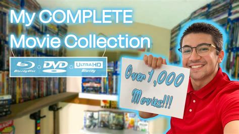 My COMPLETE Movie Collection K UHDs Blu Rays DVDs Over Movies YouTube