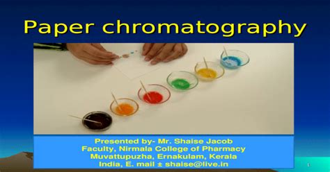 Paper Chromatography Ppt New Ppt Powerpoint