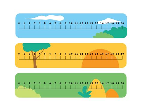 Free Large Printable Number Lines To 20