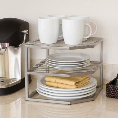 Getting organized with fieldstone cabinetry kitchen cabinets. Seville Classics Corner Kitchen Cabinet Organizer Rack ...