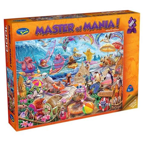 Holdson Puzzle Master Of Mania 1000pc Beach Mania Holdson Limited Nz