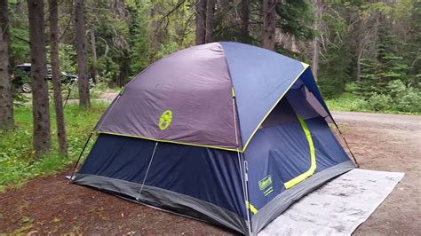 Our Campsite At Mosquito Creek Campground In Banff National Park