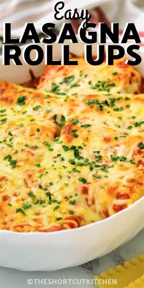 3 Cheese Lasagna Roll Ups Recipe Recipe Chronicle