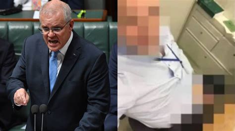 Morally Bankrupt Scott Morrison Condemns Parliament House Lewd Acts
