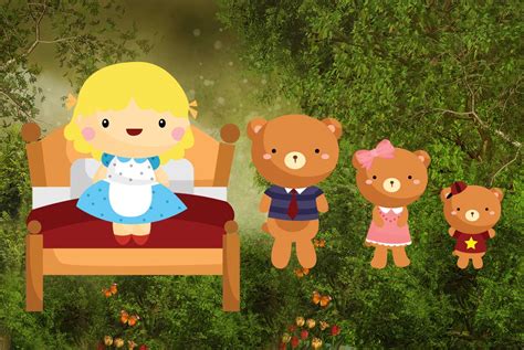 Goldilocks And The Three Bears Story Props