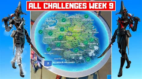 All Week 9 Challenges Guide Fortnite Chapter 2 Season 3 YouTube