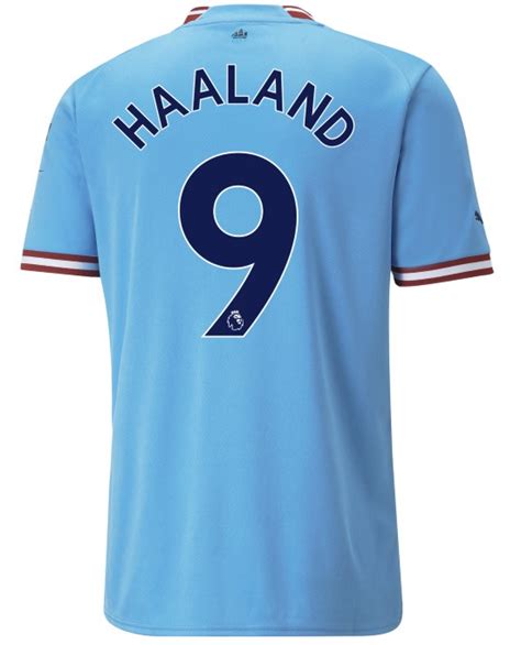 Shirt Number Erling Haaland Takes The No9 Jersey At Man City Vacated