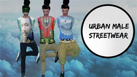 Sims 4 Cas Urban Male Streetwear Youtube