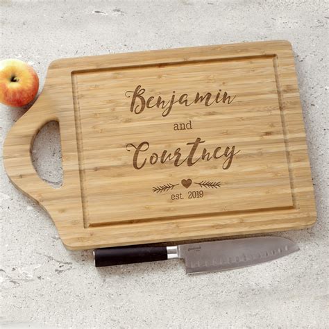 Engraved Couples Established Cutting Board Tsforyounow
