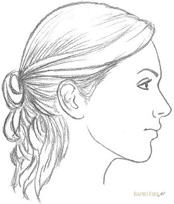 Woman Face Side Profile Drawing Side Face Profile Drawing Woman Girl Draw Female Getdrawings