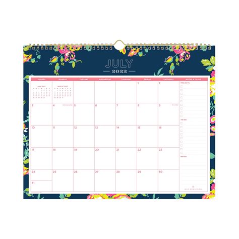 Day Designer Monthly Safety Wirebound Wall Calendar 15 X 12 Peyton