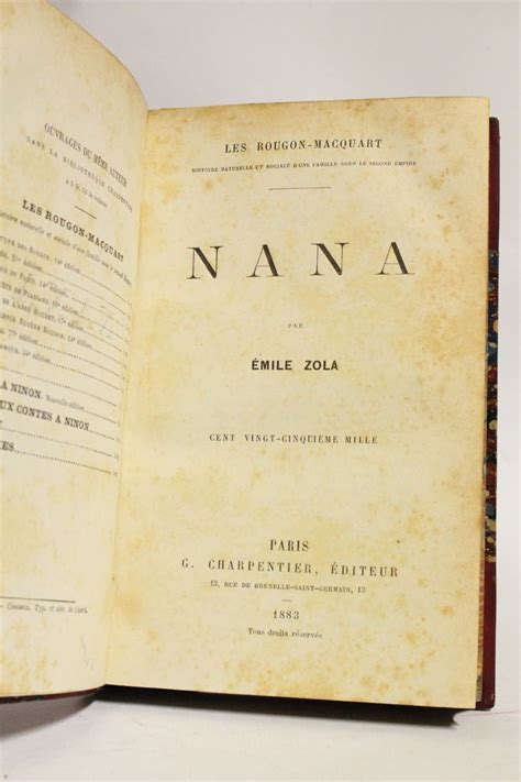 Zola Nana Edition