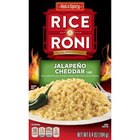 Rice A Roni Jalapeno Cheddar Flavor 64 Oz Box