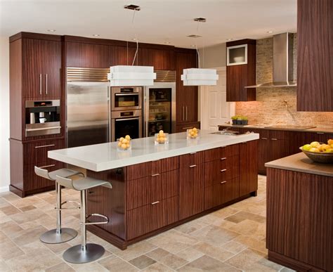 Superior Woodcraft Rosewood Contemporary Kitchen Custom Made By