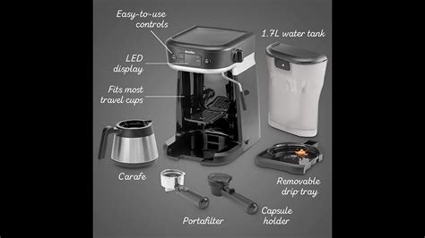 A great cup of coffee. Breville All-in-One Coffee House Filter and Pods Coffee ...