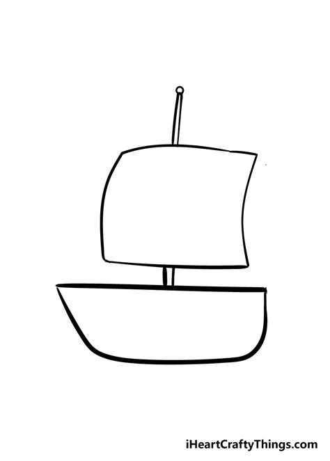 Boat Drawing - How To Draw A Boat Step By Step - Stdavidsdayrun.com