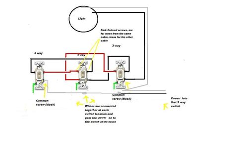 4 Way Lighting Diagram Easy Wiring