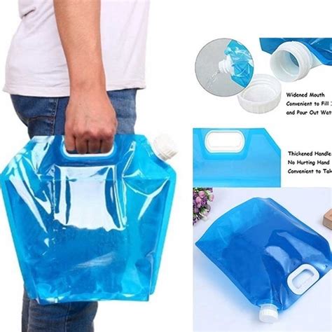 5l10l Portable Pvc Eco Friendly Foldable Water Storage Bag Outdoor