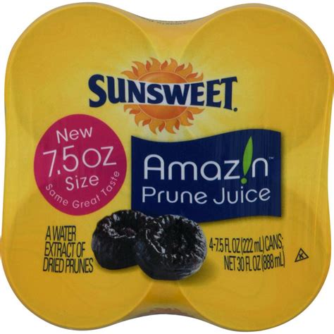 Sunsweet Prune Juice 4pk75 Fl Oz Cans 4 Ct 75 Fl Oz Shipt