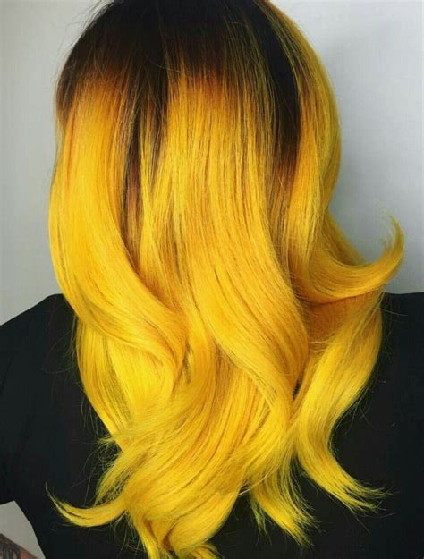 Yellow Hair Dye Yellow Hair Color Hair Color Highlights