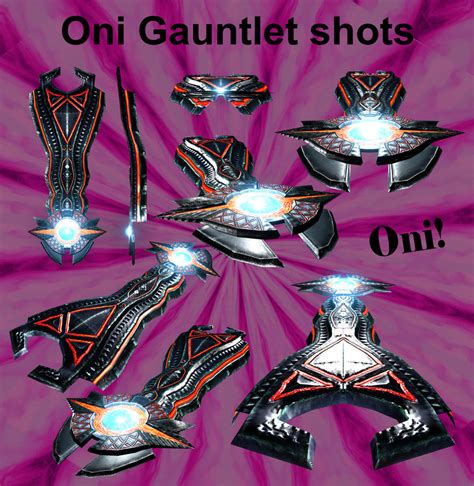 Oni Gauntlet Multiple Shots By Artsasil On Deviantart