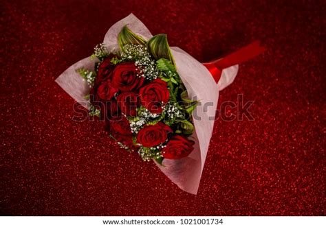 Bunch Red Rose Flowers Stock Photo 1021001734 Shutterstock