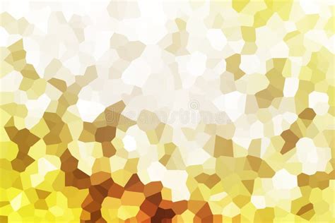 Illustrated Golden Mosaic Background Stock Illustrations 7