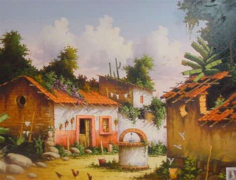 Imágenes Arte Pinturas: PAISAJES MEXICANOS PARA PINTAR