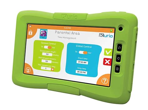 Kurio 7 Kids Hd Tablet Touchscreen Pc 4gb Wifi Child Safe Front And Back