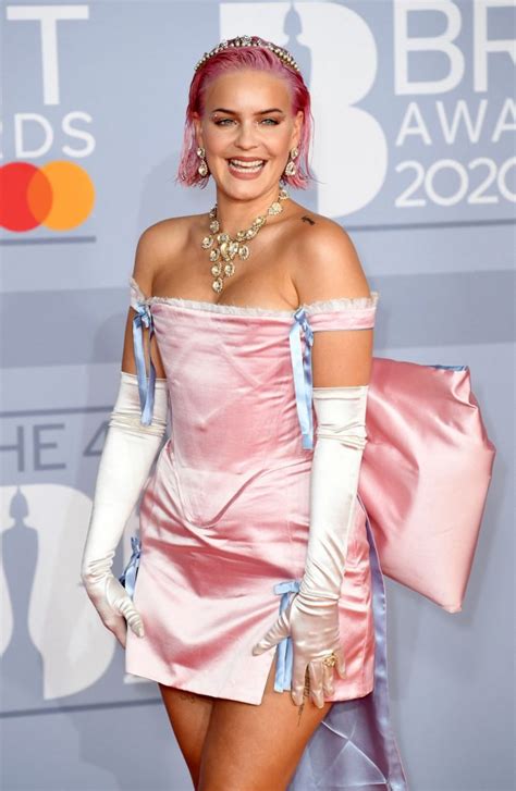 Anne Marie In Pink Bow Gown 2020 Brit Awards Fashion And Lifestyle