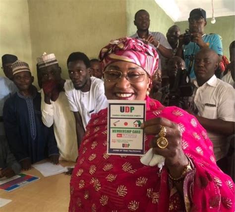 Aisha alhassan apc and chief david sabo kente sdp by a wide margin which signifies that we are waiting 4 swearing inn of her excellency mrs aisha jummai alhassan of taraba state. Photo: Former Minister for women affairs, Aisha Alhassan ...