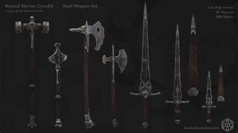 Full Set Of Weapons For Beyond Skyrim At Skyrim Nexus Mods And Community