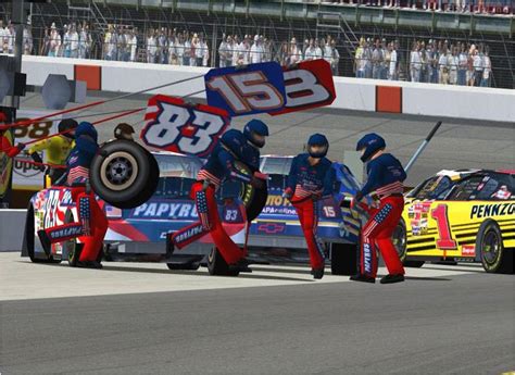 Released in 2003 on windows, it's still available and playable with some tinkering. NASCAR Racing 2003 Season Screenshots, PC | gamepressure.com
