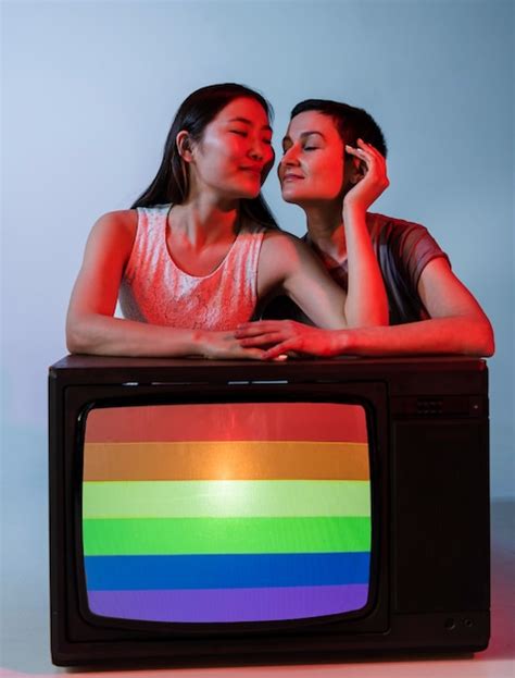 Premium Photo Beautiful Couple Of Lesbian Women