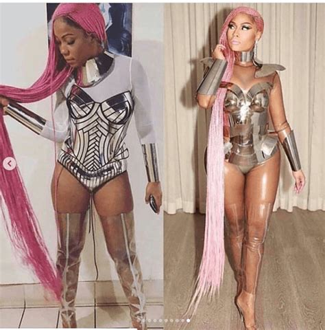 Nicki Minajs Fans Recreate Her Sexy Looks For Halloween Miss Petite