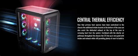 Thermaltake Cte C Air E Atx Full Tower With Centralized Thermal Efficiency Design X Mm