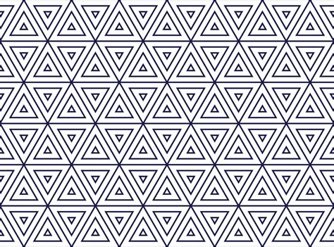 Triangles Seamless Line Pattern