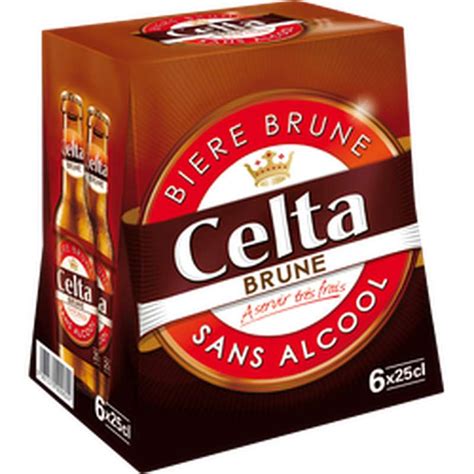 Bière Brune Sans Alcool Celta Pack De 6 X 25 Cl La Belle Vie