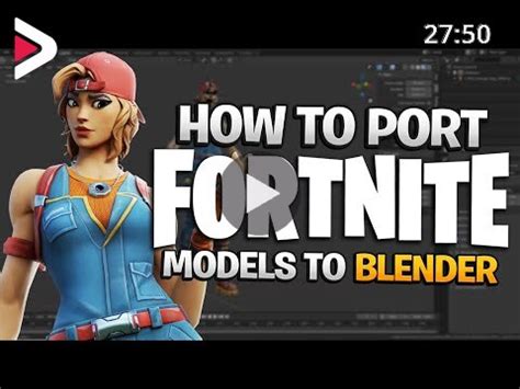 How To Port Texture Fortnite Skins In Blender In Depth Beginners