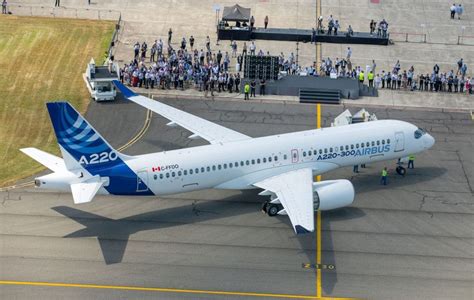 Airliner News Airbus Unveils Their New A220 Series Airliners