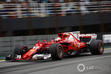 Sebastian Vettel Ferrari Sf70h Bei Sao Paulo Formel 1 Fotos