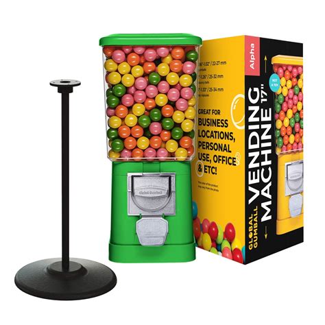 Gumball Machine With Stand Green Home Vending Machine Candy