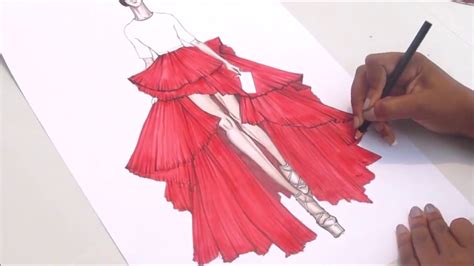Voir plus d'idées sur le thème stylisme, vetements, mode. Dessin de mode - Jupe à plis plats - Stephane Rolland ...