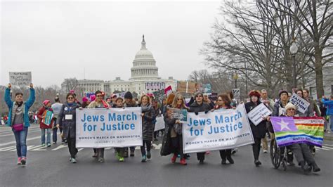 thousands of jewish protesters join 500 000 strong women s march the times of israel